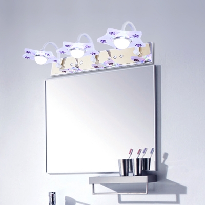 360 degree rotation mirror lamp led 220v rustic mirrors for bathroom 18w 3lights