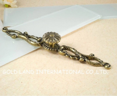 96mm Free shipping bronze-colored zinc alloy kitchen cabinet furniture handle
