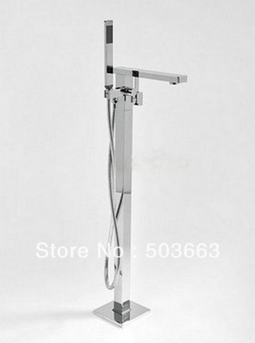 Floor Stand Faucets Free shipping Morden Bathroom Bathtub Mixers Faucet Shower Sets b8832