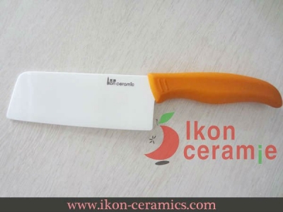 High Quality Zirconia New 100% Ikon Ceramic kitchen knife(Orange handle) [ Wholesale Ceramic Knives 18|]