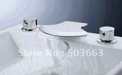Radian Spout Big Waterfall B&S Tap Mixer Faucet CM0502 [Bathroom Faucet-3 or 5 piece set]