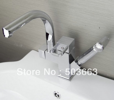 Wholesale Kitchen Brass Faucet Basin Sink Pull Out Spray Mixer Tap S-779 [Kitchen Pull Out Faucet 1889|]