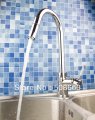 Wholesale Promotions Kitchen Basin Sink Pull Out and Swivel Faucet Vanity Faucet Mixer Tap Crane Chrome S-183