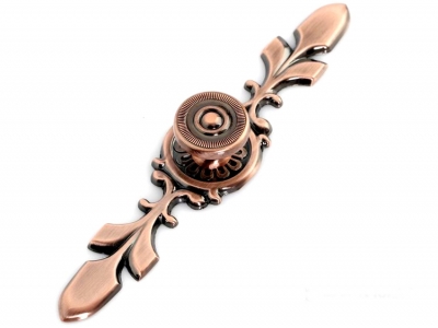 905-170 single hole large antiqued pure copper alloy knobs with foundation for drawer/wardrobe/cabinet