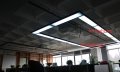 black pendant lights modern office hanging lamps led tube meeting room linear suspension energy efficiency office lighting