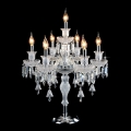 candelabra table lamp crystal table light crystal table lamp bedside wedding table candelabra led desk lamps can fabric cover