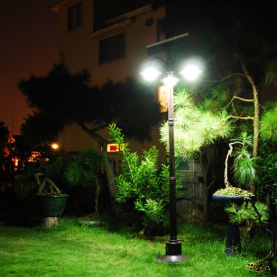 led solar lamp outdoor road bright solar path light aluminum for garden decoration 4w/12w led garden solar light landscape