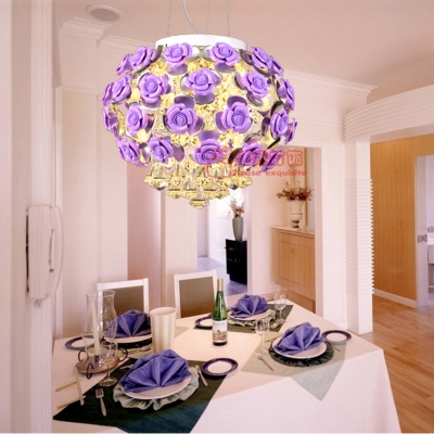 pendant lights for dining room modern roses shaped lamp shade dia 450mm [modern-chandelier-6066]