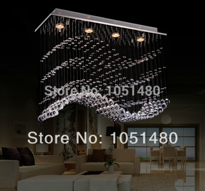 s rectangular modern kitchen chandeliers lamps contemporary crystal lighting [modern-crystal-chandelier-5178]