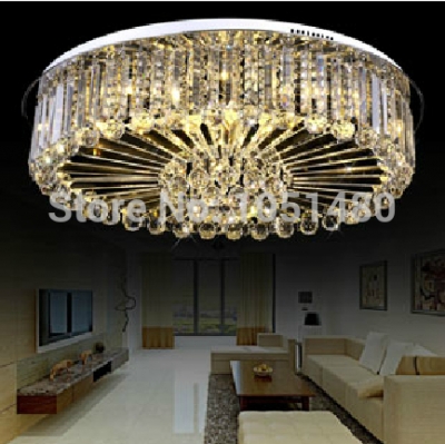 wholes modern round k9 crystal ceiling light home light fixtures