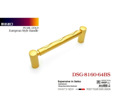 (4 pieces/lot) 64mm Luxury Zinc Alloy Drawer Handles& Cabinet Handles &Drawer Pulls & Cabinet Pulls, DSG-8169-BS-64