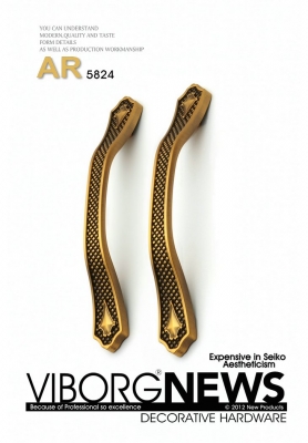 (4 pieces/lot) 96mm VIBORG Zinc Alloy Drawer Handles& Cabinet Handles &Drawer Pulls & Cabinet Pulls, AR5824-96