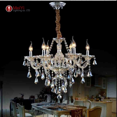 2015 top fasion tiffany candle k9 crystal light chandelier lamp lighting for living room lights foyer lamps [crystal-chandelier-2589]