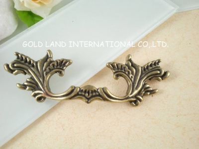 70mm Free shipping bronze-colored zinc alloy cupboard drawer handle