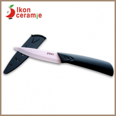 China Ceramic Knives,4 inch 100% Zirconia Ikon Ceramic Fruit Knife.(AJ-4001P-DCH)