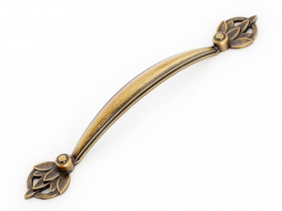 Classical style Bronze Antique Style Drawer Cabinet Pull Handle( C.C:128mm L:192mm)