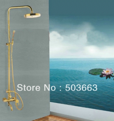 Hot Selling Wall Mounted Rain Shower Faucet Mixer Tap b0004 Antique Brass Bath Shower Set [Shower Faucet Set 2180|]