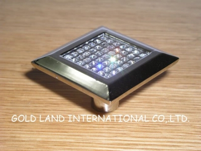 L40xW40xH22mm Free shipping K9 crystal glass cabinet knob [A&L Crystal Glass Knobs &]