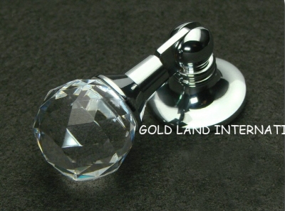 L60xD20mm K9 crystal glass handles copper furniture handles