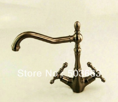 New Chrome Antique Brass Faucet Bath Basin Bathroom Mixer Tap Waterfall ST8017