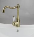 New Classic Antique Brass Bathroom Faucet Basin Sink Spray Single Handle Mixer Tap S-879