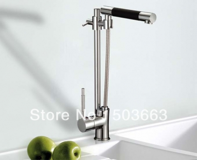 New Design Chrome Single Hole Kitchen Vessel Sink Swivel Mixer Tap Faucet Vanity Faucet L-3609 [Kitchen Pull Out Faucet 1978|]
