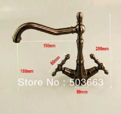 Newly Gun Brushed Nickel Bathroom Basin Sink Mixer Tap CM0589 [Bathroom faucet 608|]