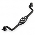 MUV-160 160mm hole distance bird-cage shaped black antiqued alloy hanging handle for drawer/cupboard/cabinet