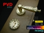 VIBORG Top Quality Security Entry Door Mortise Lever Lock Set, Keyed Entry Door Lock Set, V-0152-PVD
