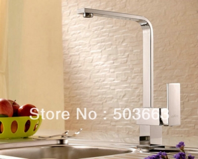 Wholesale Concision Single Handle Kitchen Swivel Basin Sink Faucet Vanity Faucet Brass Mixer Tap Chrome Crane S-310 [Kitchen Faucet 1429|]
