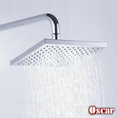 bathroom 8 inch square abs top shower spray surface mounted concealed shower showerhead single head bathroom accessories