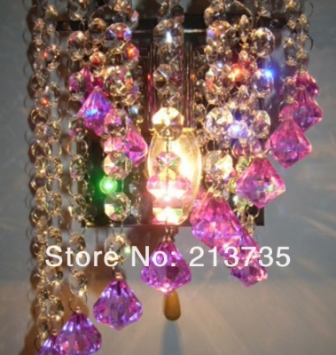 beautiful crystal wall lamps with led l28cm*w18cm*t12cm