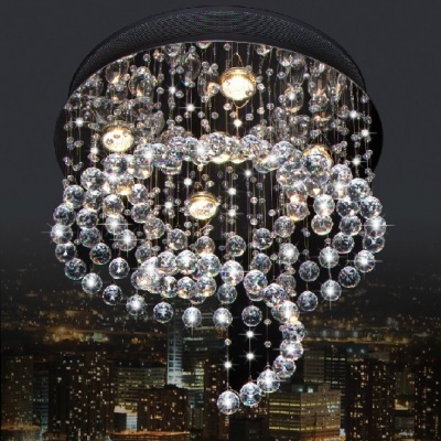 crystal chandeliers 110v/220v 5 gu10 light dia 48cm,height 45cm crystal chandelier parts [crystal-chandelier-6176]