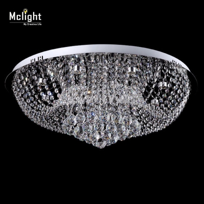 diameter 400mm crystal ceiling light fixture lamp lustres crystal light fitting for foyer hallyway bedroom mc0564 [crystal-ceiling-light-6457]