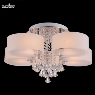 fashion acryl led ceiling light modern brief living room light bedroom lamp restaurant kitchen round lamp