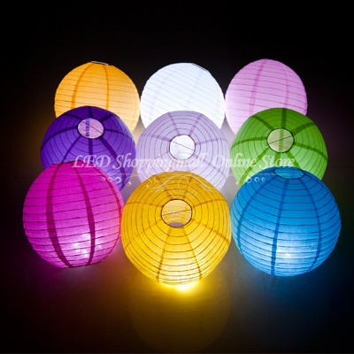 fedex 500pcs chinese round paper lantern 20cm wedding party decoration ball lanterns 8 inch various color