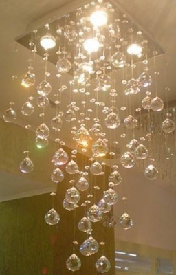 modern crystal chandelier lighting 110v/220v 5 gu10 light h60cm modern chandeliers