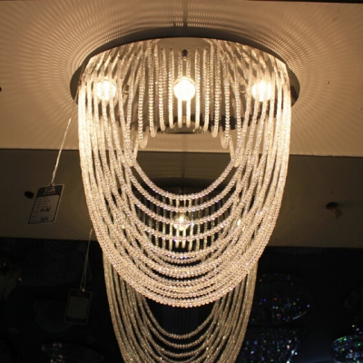modern crystal chandelier pendant 110/220v d50cm h80cm