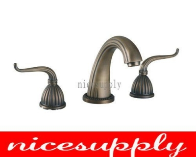 new antique waterfall brass faucet bath kitchen basin sink Mixer tap k677 [Bathroom Faucet-3 or 5 piece set]