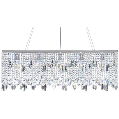 s modern rectangular chandeliers crystal lamp l100*w20*h35cm dinning room light fixtures [modern-crystal-chandelier-5055]
