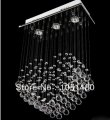 top s guaranteed rectangular bedroom chandelier l450*w200*h650mm, lustres crystal lamp