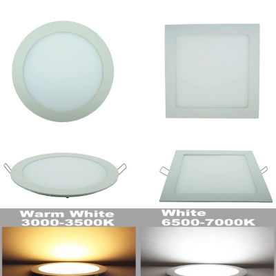 ultra bright led panel light 3w 6w 9w 12w 15w 24w led recessed ceiling down light led panel bulb lamp for aisle/kitchen/bathroom
