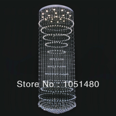 wholes contemporary large chandeliers crystal lighting, hang wire el lobby chandelier