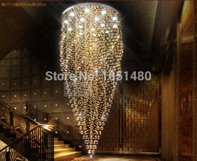 wholes new flush mount amber crystal chandelier modern home lighting [modern-crystal-chandelier-5382]
