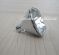 10PCS/ LOT 25 MM SPARKLING CLEAR CRYSTAL KNOBS WITH ZINC CHORME SMALL BASE