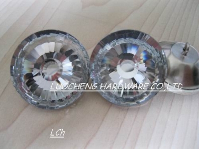 200PCS/LOT 20 MM SUNFLOWER CRYSTAL BUTTONS FOR SOFA INDUSTRY OR OTHER DECORATION FILEDS [Crystal Buttons 67|]