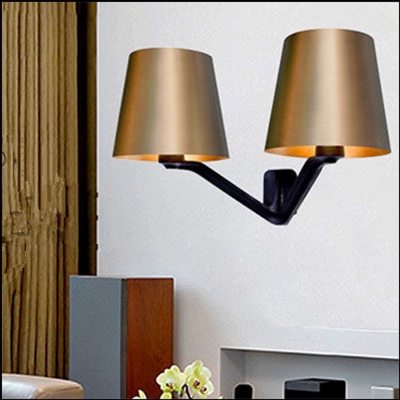 2015 new design england bedroom wall lamp personality metal art wall light restaurant bar living room bedroom lighting