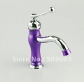Brass New Purple Chrome Finsih Bathroom Basin Sink Mixer Tap Brass Faucet YS-8333