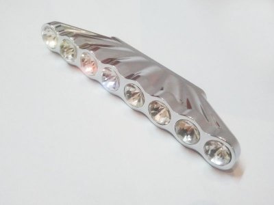 New Design Modern Fashion ?Diamond Glass Chrome Cabinet Drawer Knobs Pull Handle(C.C: 32MM,L:100MM)