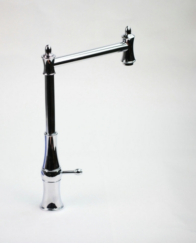 New Single Hole Swivel Deck Mount Kitchen vessel Sink Faucet Brass Mixer Tap H-007 [Kitchen Faucet 1549|]